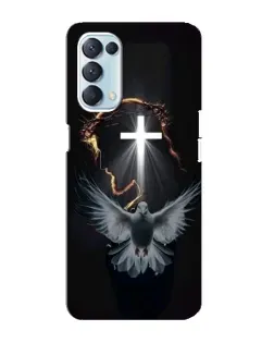 Чехол для OPPO Reno5 4G с картинкой «Голубь и Свет»