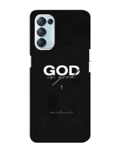 Чехол для OPPO Reno5 4G с картинкой «GOD — Бог над всем»
