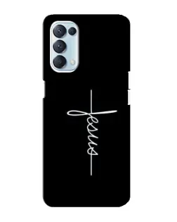 Чехол для OPPO Reno5 4G с картинкой «Тонкая линия веры»