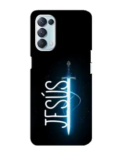 Чехол для OPPO Reno5 4G с картинкой «Меч Духа Jesus»
