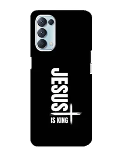 Чехол для OPPO Reno5 4G с картинкой «Вертикаль веры Jesus»