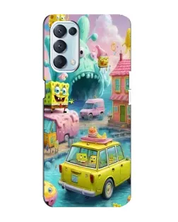Чехол для OPPO Reno5 4G с картинкой «Монстр-трак приключения»
