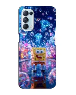 Чехол для OPPO Reno5 4G с картинкой «Неоновый океан»