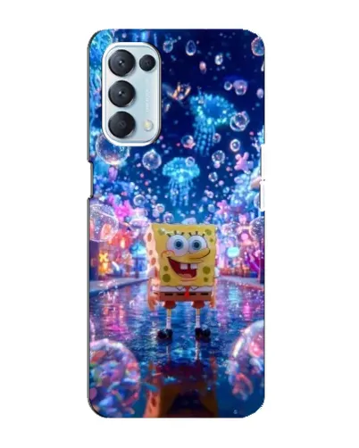 Чехол для OPPO Reno5 4G с картинкой «Неоновый океан»