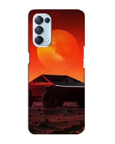 Чехол для OPPO Reno5 4G с картинкой «Cybertruck на Марсе» Чехол для OPPO Reno5 4G с картинкой «Cybertruck на Марсе»