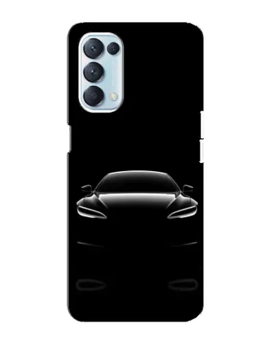 Чехол для OPPO Reno5 4G с картинкой «Силуэт Tesla Night» Чехол для OPPO Reno5 4G с картинкой «Силуэт Tesla Night»