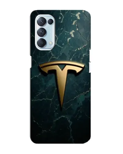 Чехол для OPPO Reno5 4G с картинкой «Мраморная Tesla Gold» Чехол для OPPO Reno5 4G с картинкой «Мраморная Tesla Gold»