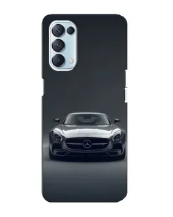 Чехол для OPPO Reno5 4G с картинкой «Mercedes на черном»