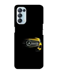 Чехол для OPPO Reno5 4G с картинкой «Mercedes — ретро стиль»