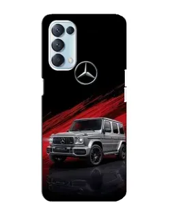Чехол для OPPO Reno5 4G с картинкой «Mercedes G-Class красный»