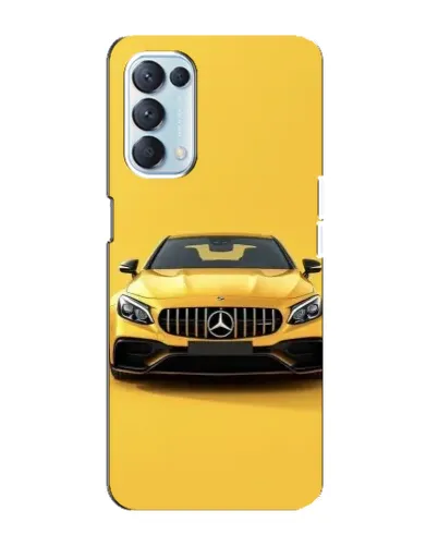 Чехол для OPPO Reno5 4G с картинкой «Желтый Mercedes GT» Чехол для OPPO Reno5 4G с картинкой «Желтый Mercedes GT»