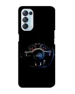 Чохол для OPPO Reno5 4G з картинкою «Салон Audi — кермо» Чохол для OPPO Reno5 4G з картинкою «Салон Audi — кермо»