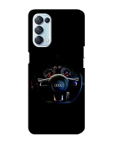 Чехол для OPPO Reno5 4G с картинкой «Салон Audi — руль» Чехол для OPPO Reno5 4G с картинкой «Салон Audi — руль»