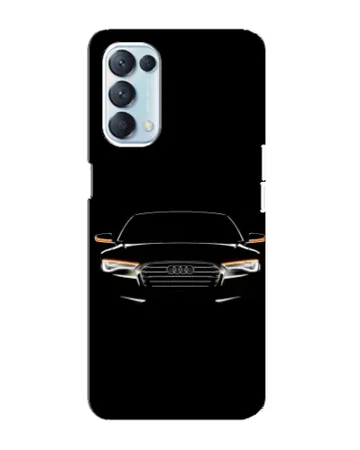 Чехол для OPPO Reno5 4G с картинкой «Audi — ночной контур» Чехол для OPPO Reno5 4G с картинкой «Audi — ночной контур»
