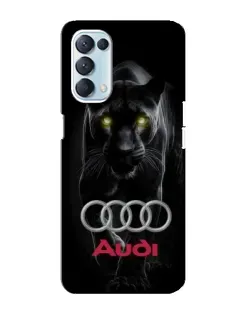 Чохол для OPPO Reno5 4G з картинкою «Пантера та Audi» Чохол для OPPO Reno5 4G з картинкою «Пантера та Audi»