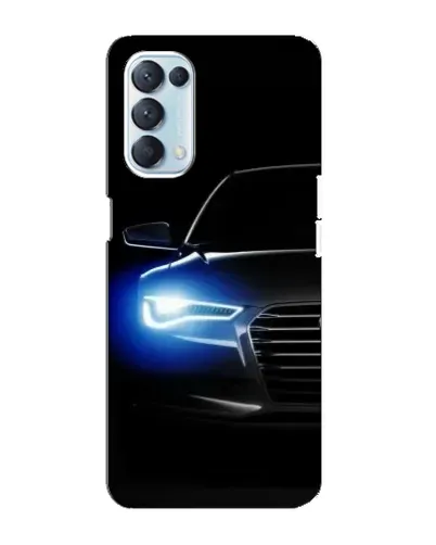 Чехол для OPPO Reno5 4G с картинкой «Неоновый взгляд Audi» Чехол для OPPO Reno5 4G с картинкой «Неоновый взгляд Audi»