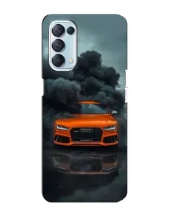Чохол для OPPO Reno5 4G з картинкою «Audi у хмарах диму» Чохол для OPPO Reno5 4G з картинкою «Audi у хмарах диму»