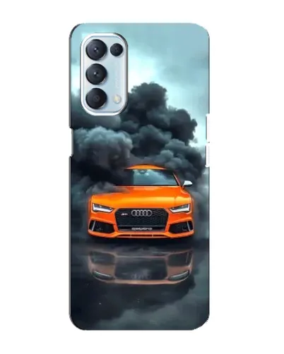 Чехол для OPPO Reno5 4G с картинкой «Audi в облаках дыма» Чехол для OPPO Reno5 4G с картинкой «Audi в облаках дыма»