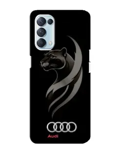 Чохол для OPPO Reno5 4G з картинкою «Графіка — пантера та Audi» Чохол для OPPO Reno5 4G з картинкою «Графіка — пантера та Audi»