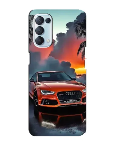 Чехол для OPPO Reno5 4G с картинкой «Audi — закат» Чехол для OPPO Reno5 4G с картинкой «Audi — закат»