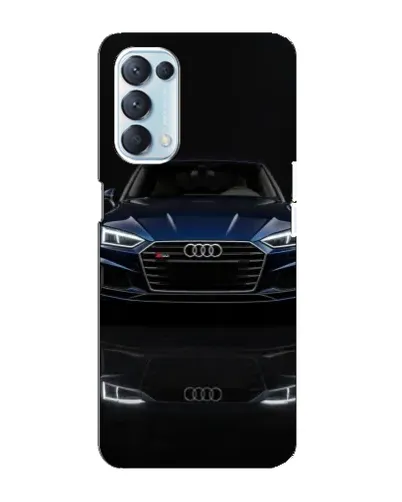 Чехол для OPPO Reno5 4G с картинкой «Audi — ночное отражение» Чехол для OPPO Reno5 4G с картинкой «Audi — ночное отражение»