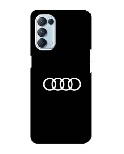 Чехол для OPPO Reno5 4G с картинкой «Audi White Logo» Чехол для OPPO Reno5 4G с картинкой «Audi White Logo»