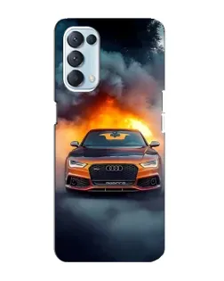 Чохол для OPPO Reno5 4G з картинкою «Audi у вогняному диму» Чохол для OPPO Reno5 4G з картинкою «Audi у вогняному диму»