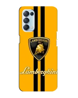Чохол для OPPO Reno5 4G з картинкою «Lamborghini Stripe жовтий» Чохол для OPPO Reno5 4G з картинкою «Lamborghini Stripe жовтий»