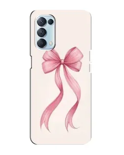 Чохол для OPPO Reno5 4G з картинкою «Рожевий бант»