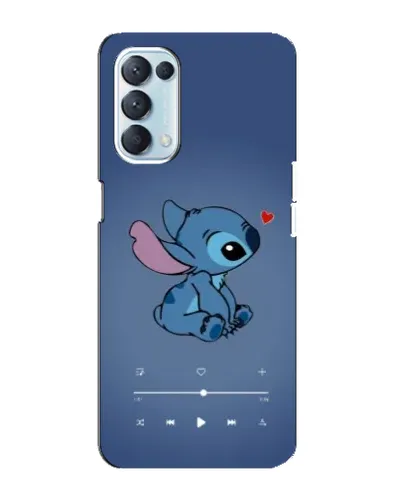 Чехол для OPPO Reno5 4G с картинкой «Музыкальный Stitch» Чехол для OPPO Reno5 4G с картинкой «Музыкальный Stitch»
