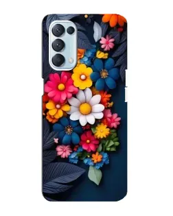 Чехол для OPPO Reno5 4G с картинкой «Цветочная феерия»