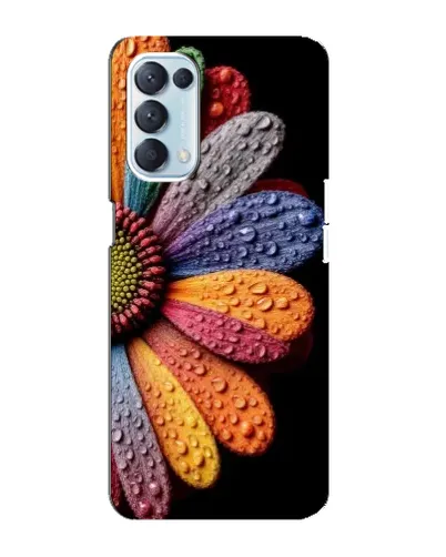 Чехол для OPPO Reno5 4G с картинкой «Радужный цветок» Чехол для OPPO Reno5 4G с картинкой «Радужный цветок»