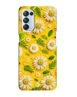 Чехол для OPPO Reno5 4G с картинкой «Ромашковое солнце»