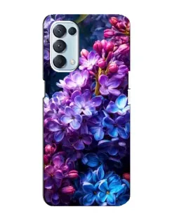 Чехол для OPPO Reno5 4G с картинкой «Сиреневый цвет»