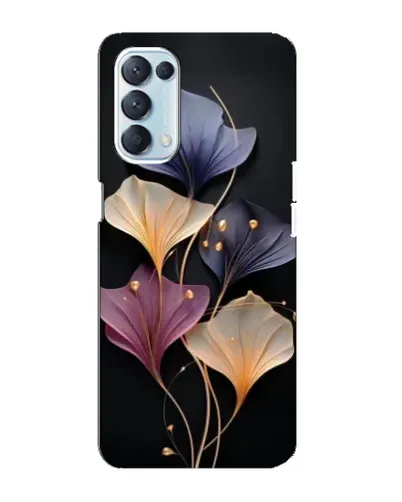 Чехол для OPPO Reno5 4G с картинкой «Лиловые цветы грации» Чехол для OPPO Reno5 4G с картинкой «Лиловые цветы грации»