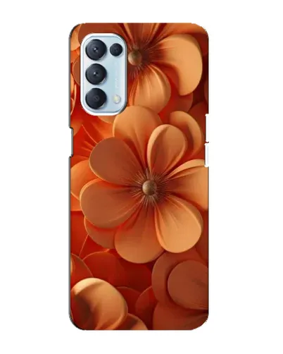 Чехол для OPPO Reno5 4G с картинкой «Оранжевый макро цветок» Чехол для OPPO Reno5 4G с картинкой «Оранжевый макро цветок»