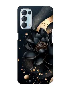 Чехол для OPPO Reno5 4G с картинкой «Черный лотос»
