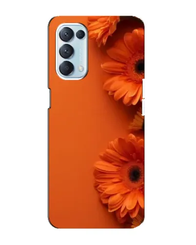 Чехол для OPPO Reno5 4G с картинкой «Оранжевые герберы» Чехол для OPPO Reno5 4G с картинкой «Оранжевые герберы»