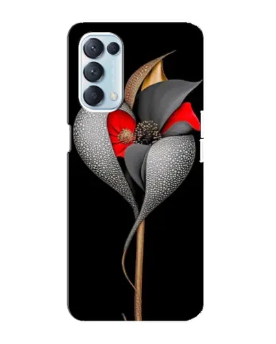 Чехол для OPPO Reno5 4G с картинкой «Серебряный фантазийный цветок» Чехол для OPPO Reno5 4G с картинкой «Серебряный фантазийный цветок»