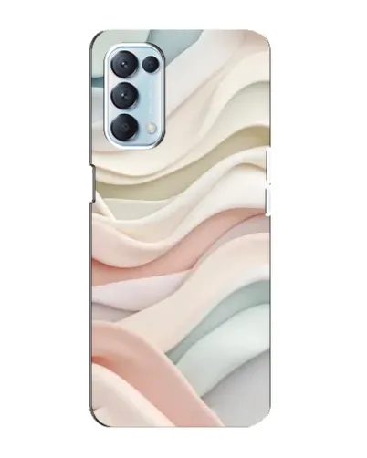 Чехол для OPPO Reno5 4G с картинкой «Пастельные нежные волны»