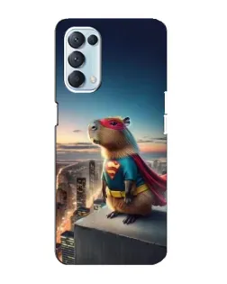 Чехол для OPPO Reno5 4G с картинкой «Капи-мен супергерой»