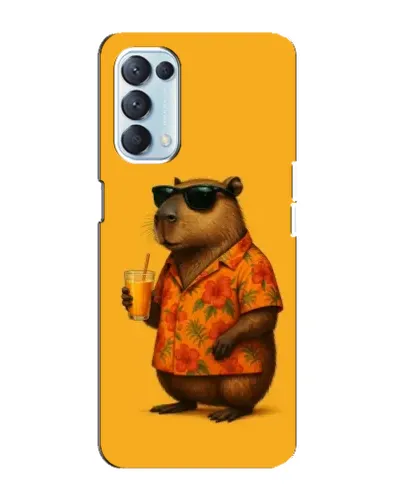 Чехол для OPPO Reno5 4G с картинкой «Капибара на отдыхе» Чехол для OPPO Reno5 4G с картинкой «Капибара на отдыхе»