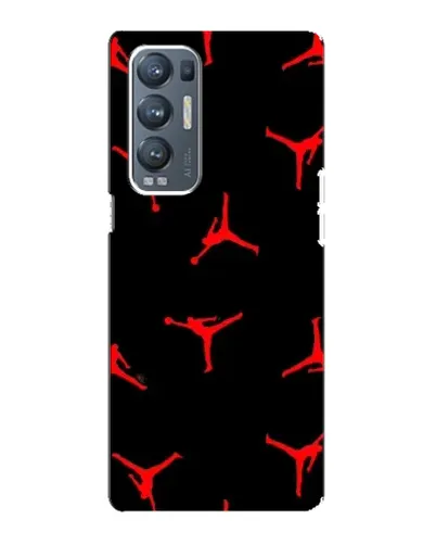 Чохол для OPPO Reno5 Pro Plus (5G) з картинкою «Jordan Red Pattern»