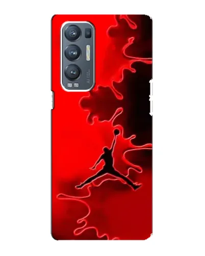 Чохол для OPPO Reno5 Pro Plus (5G) з картинкою «Jordan Red Smoke»