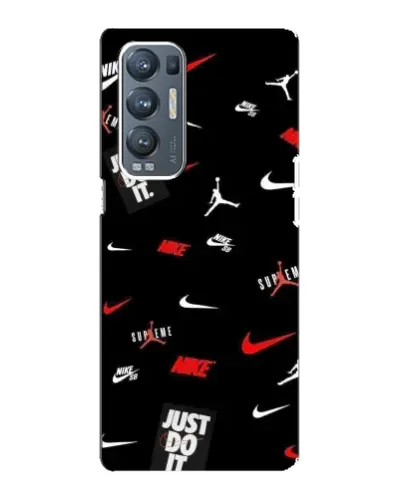Чохол для OPPO Reno5 Pro Plus (5G) з картинкою «Nike Mix Pattern»