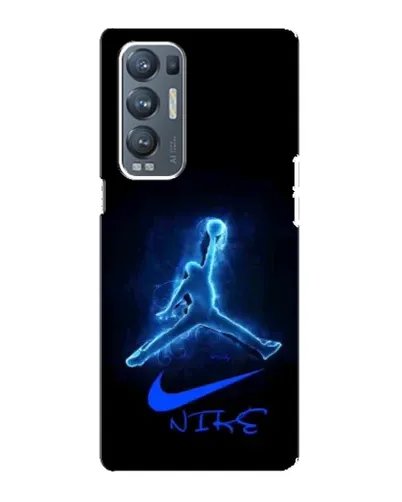Чохол для OPPO Reno5 Pro Plus (5G) з картинкою «Jordan Neon Blue»