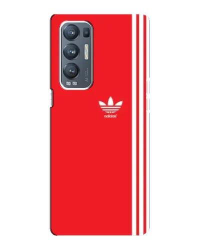 Чохол для OPPO Reno5 Pro Plus (5G) з картинкою «Червоний мінімалізм Adidas»