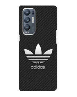 Чохол для OPPO Reno5 Pro Plus (5G) з картинкою «Adidas Карбонова текстура»