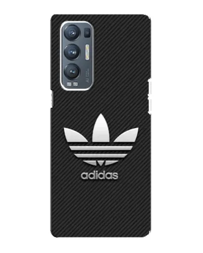 Чохол для OPPO Reno5 Pro Plus (5G) з картинкою «Adidas Карбонова текстура»