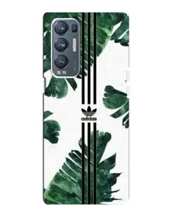 Чохол для OPPO Reno5 Pro Plus (5G) з картинкою «Пальмове листя адідас»